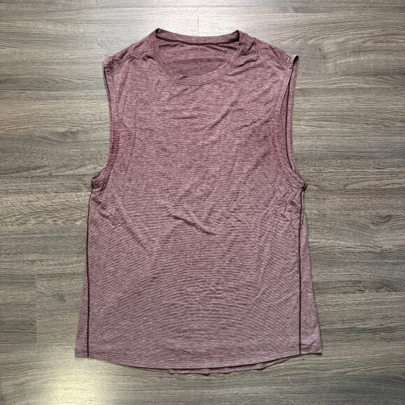 Lululemon Men's Somatic Aero Sleeveless Shirt - Dark Red - Picture 2 of 6